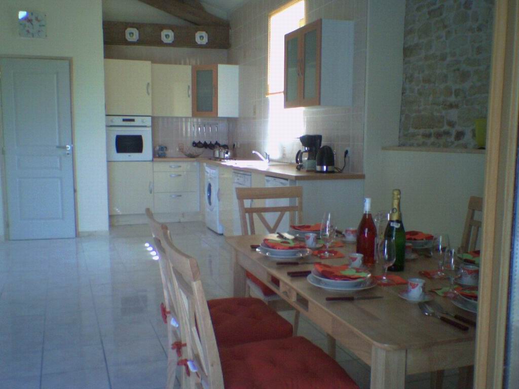 Gite with large kitchen